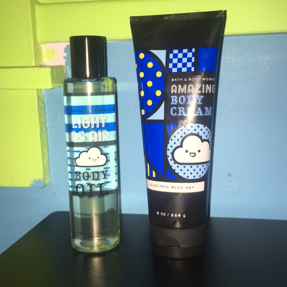 Body oil and body cream